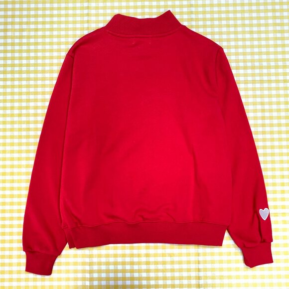 Parke Valentine’s Day Limited College Fit Pullover Sweatshirt Red Cozy👚👚 - Picture 4 of 7